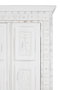 GINER Y COLOMER Armoire 2 portes en bois de manguier blanc décapé